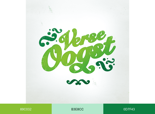 Verse Oogst brand color palette