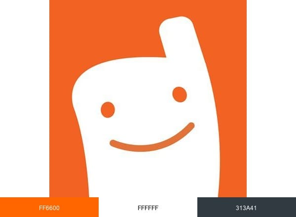 Voxer brand color palette