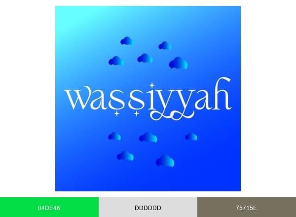 Wassiyyah brand color palette