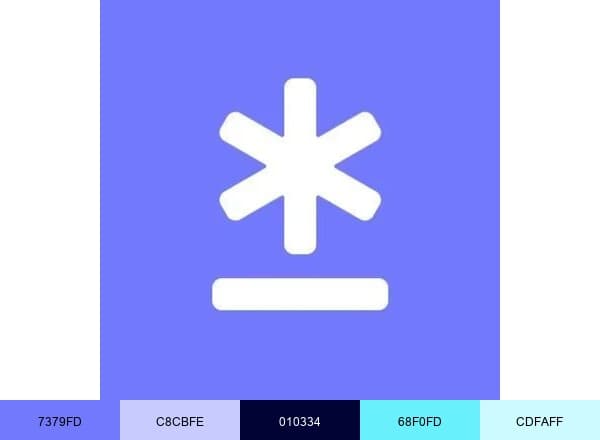 Persona brand color palette