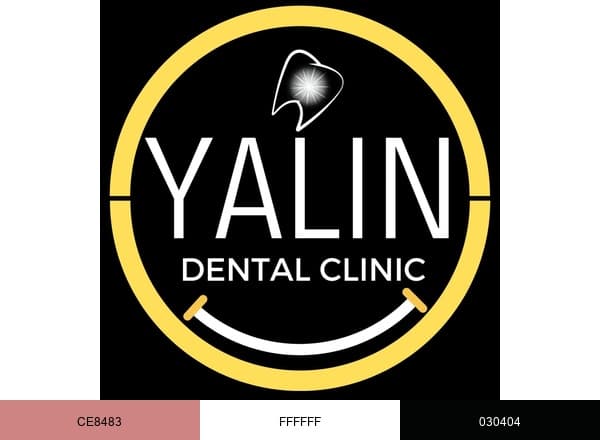 YALIN Dental Clinic brand color palette