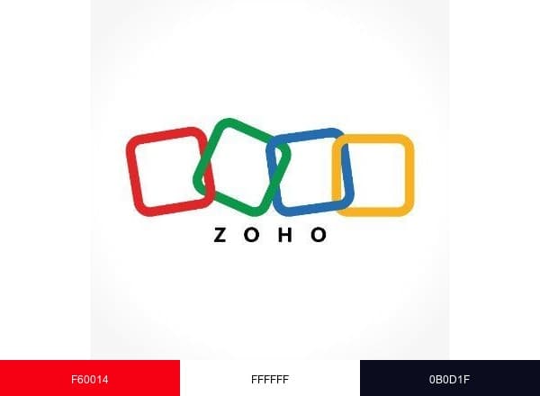Zoho brand color palette