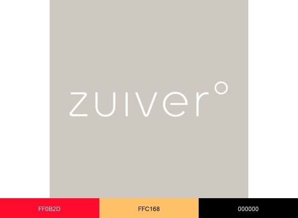 Zuiver brand color palette