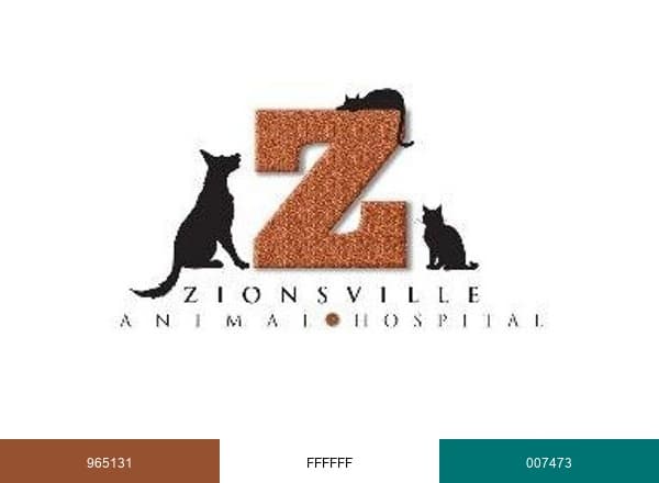 ZionsvilleVet brand color palette